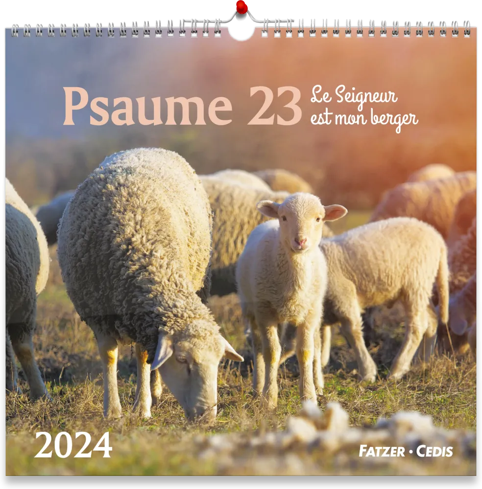 Calendrier Psaume 23 - grand format