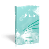 Bible Segond 21 compacte - rigide - turquoise - motif losanges