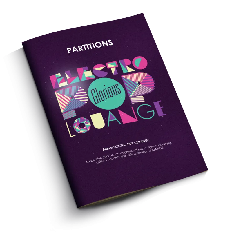 Partitions Electro-Pop-Louange - adaptation pour piano, ligne mélodique et grille d'accord