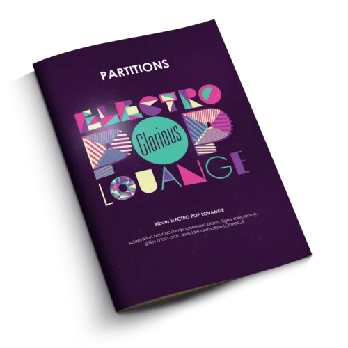 Partitions Electro-Pop-Louange - adaptation pour piano, ligne mélodique et grille d'accord