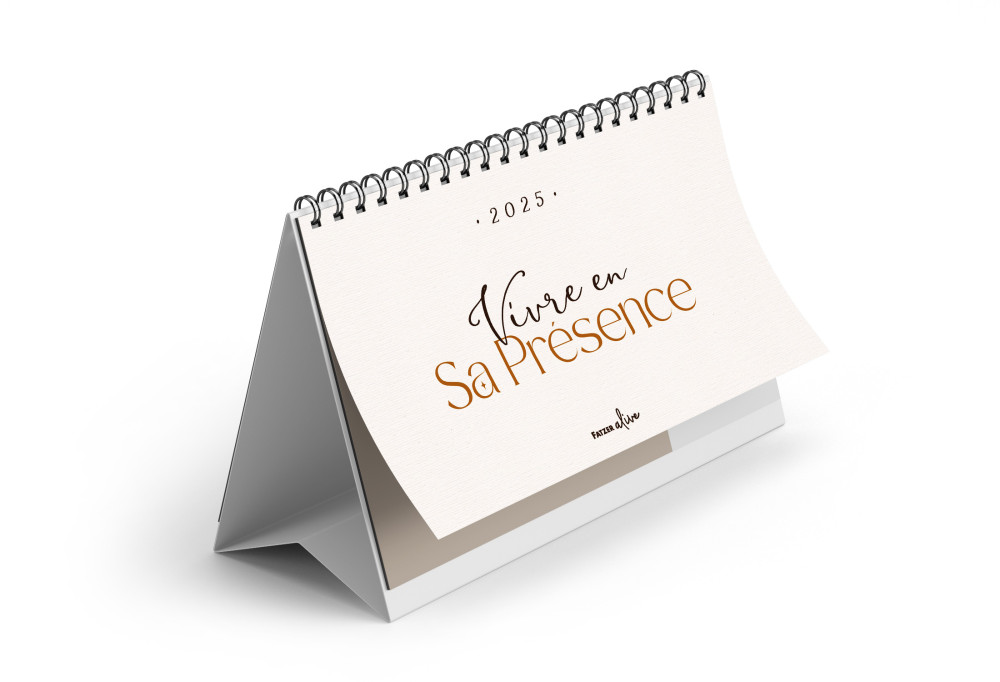 Calendrier Vivre en Sa Présence - A poser
