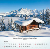 Calendrier Montagnes - Merveilles de la création