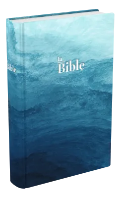 BIBLE DARBY, rigide vagues bleues