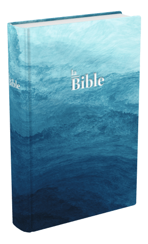 BIBLE DARBY, rigide vagues bleues