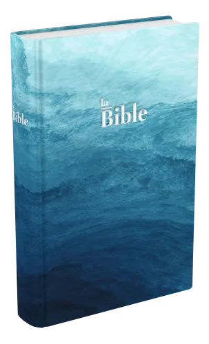 BIBLE DARBY, rigide vagues bleues