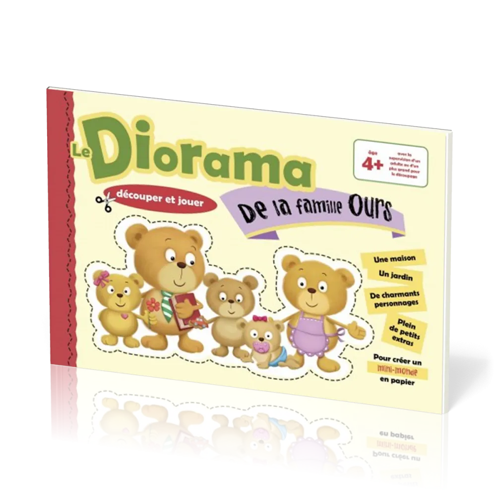 Diorama de la famille ours (Le) - Découper et jouer