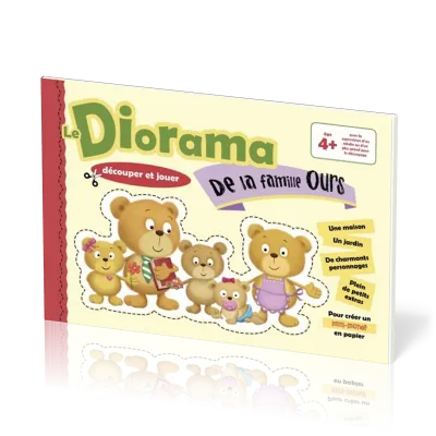 Diorama de la famille ours (Le) - Découper et jouer