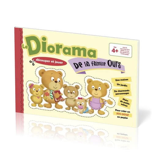 Diorama de la famille ours (Le) - Découper et jouer
