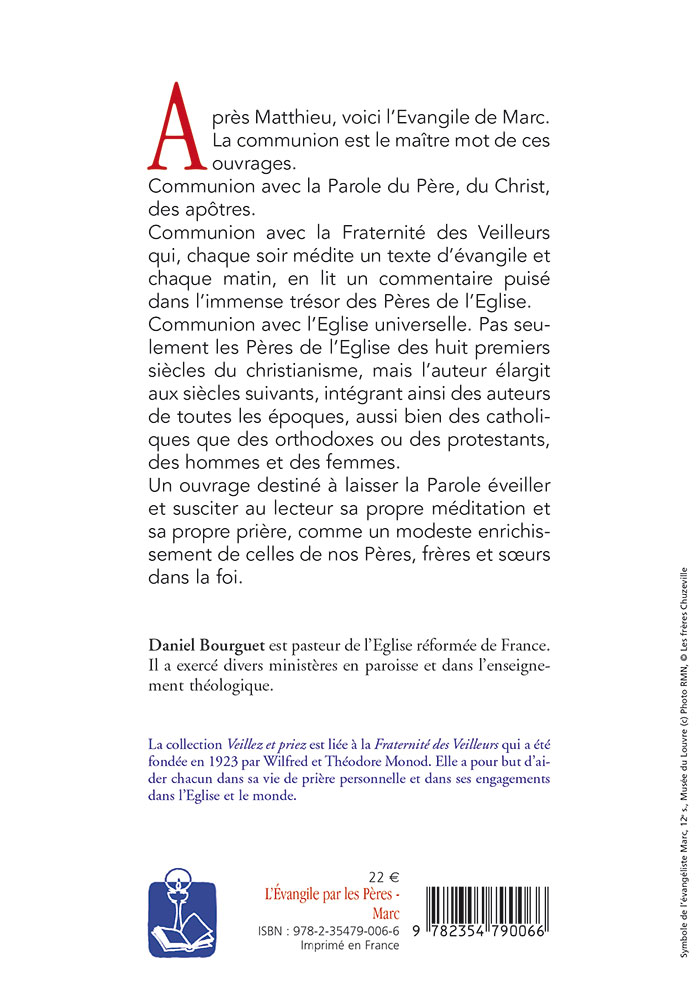 Evangile médité par les Pères (L') - Marc