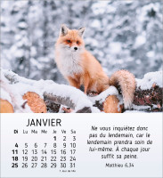 Calendrier Nature en paix