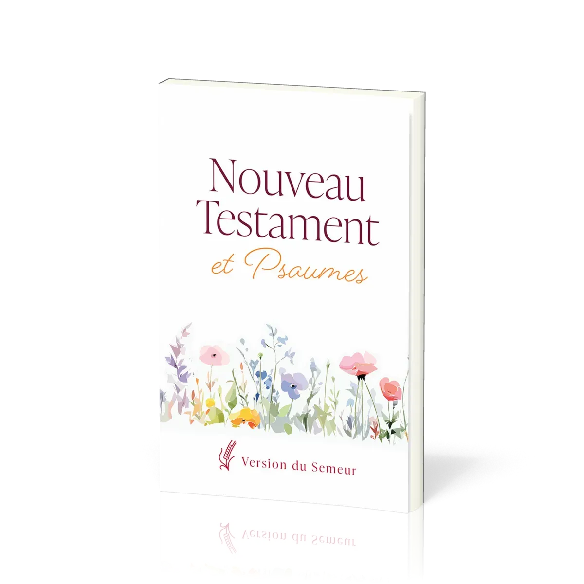 Nouveau testament et psaume Semeur, couverture fleurie souple