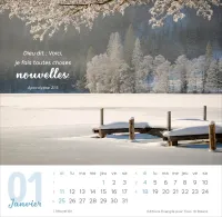 Calendrier Vivre - cartes postales avec méditations