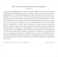 Calendrier Vivre - cartes postales avec méditations