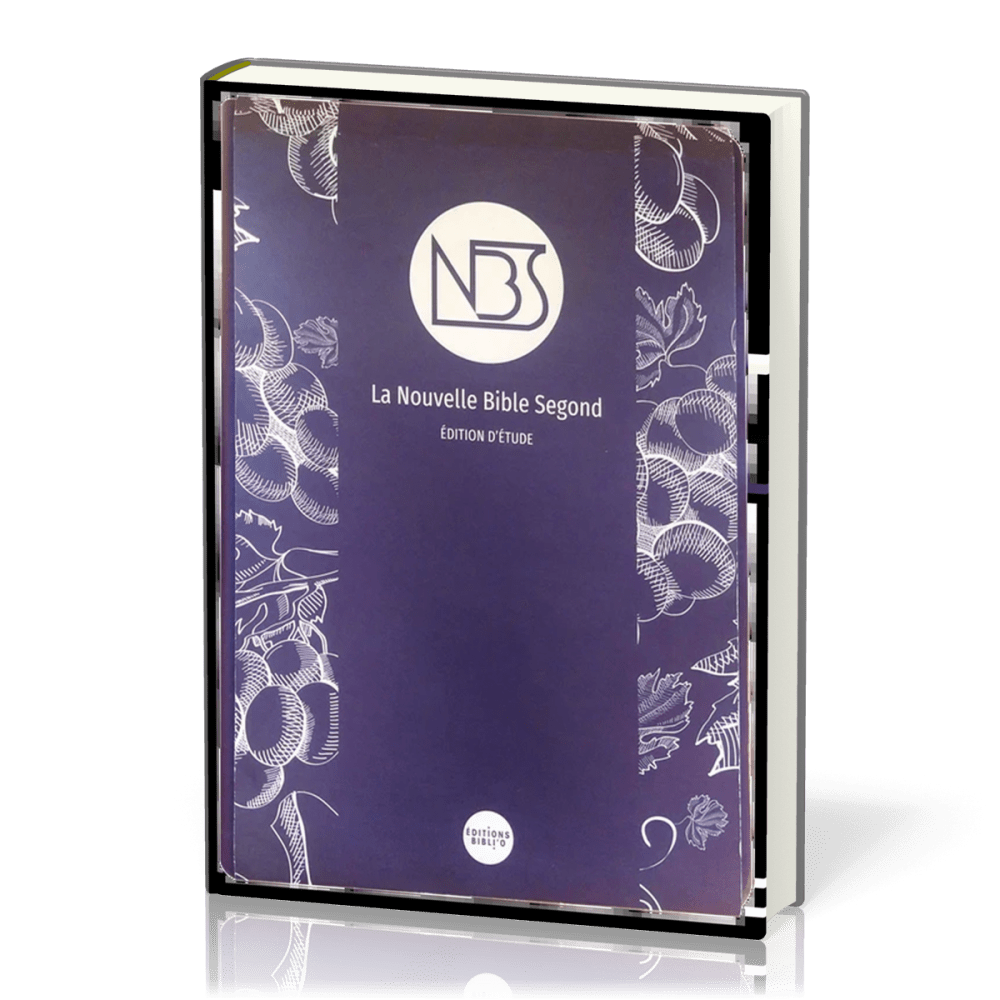 Bible NBS - étude - souple similicuir prune Bible NBS - étude - souple similicuir prune