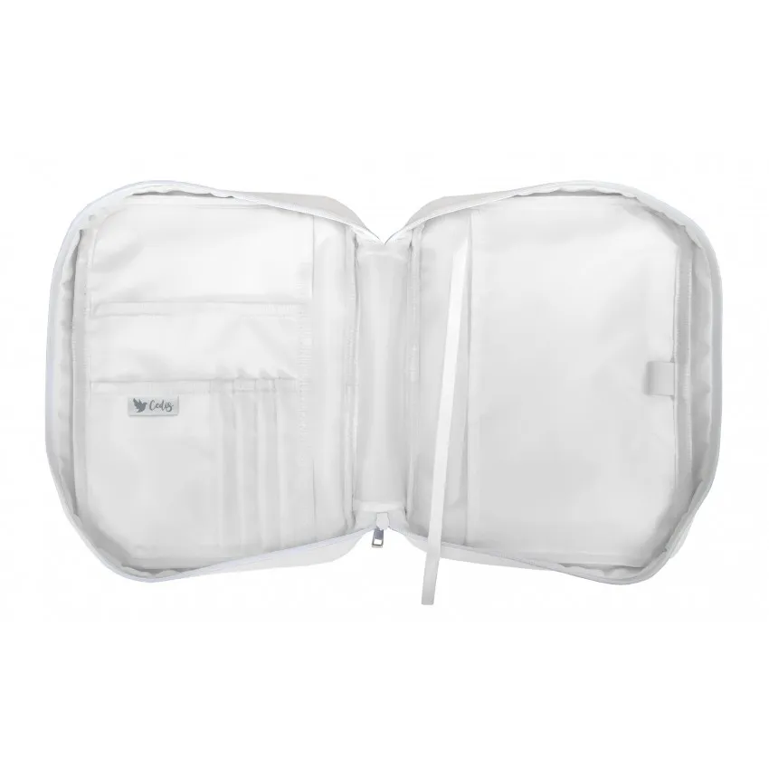 Fourre de Bible - blanche - Jésus est le chemin