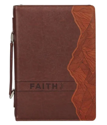 Fourre de Bible montagne- Mat17.20- Large