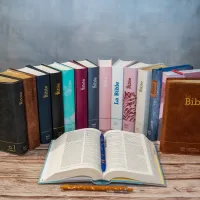 Bible Segond 21 compacte (premium style) - couverture souple toilée motif jeans, avec fermeture écl