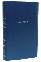Anglais, Bible NKJV - Blue, red letter edition