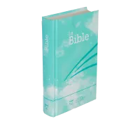 Bible Segond 21 compacte - rigide - turquoise - motif losanges