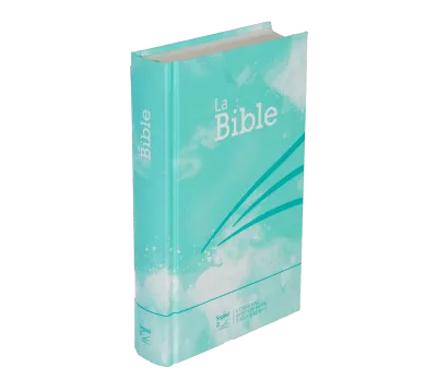 Bible Segond 21 compacte - rigide - turquoise - motif losanges