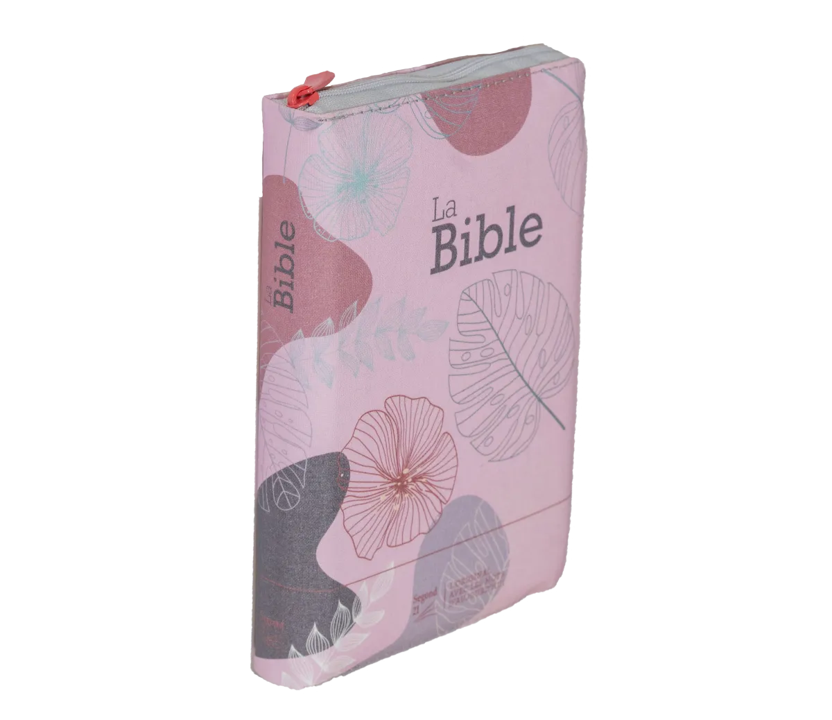 Bible Segond 21 compacte (Premium Style) - couverture souple toilée rose bonbon, avec fermeture éc