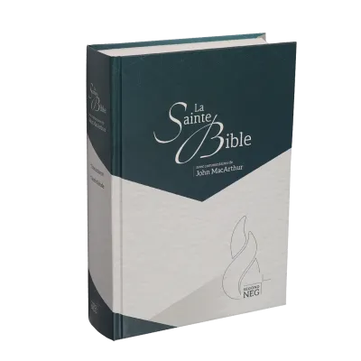 Bible d'étude NEG MacArthur couverture rigide illustrée