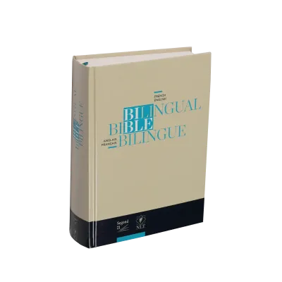 Bilingue français/anglais Bible Segond 21/NLT - bleu couverture rigide