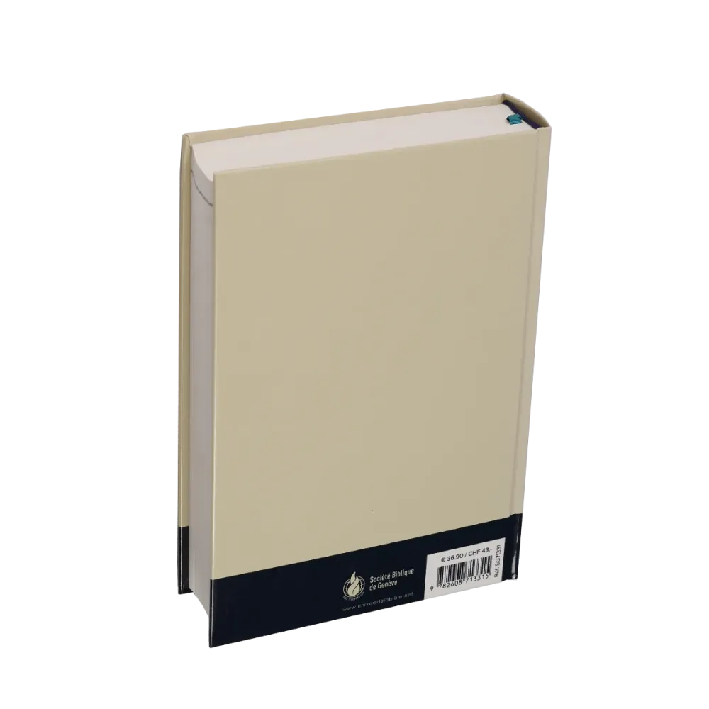 Bilingue français/anglais Bible Segond 21/NLT - bleu couverture rigide