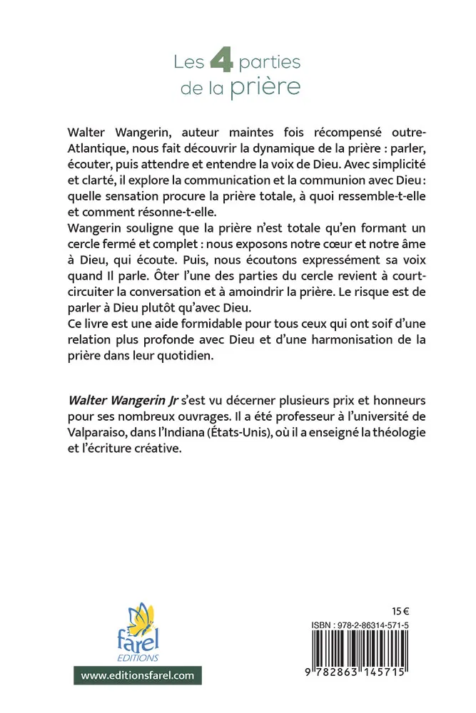 4 parties de la prière (Les) - Ne passez pas à côté de l'une d'entre elles !