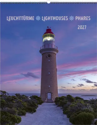 Calendrier Phares - trilingue, poster mural