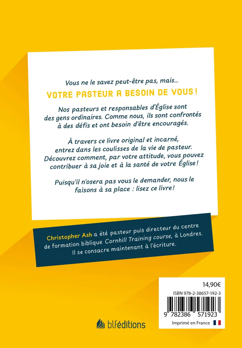 Comment encourager votre pasteur