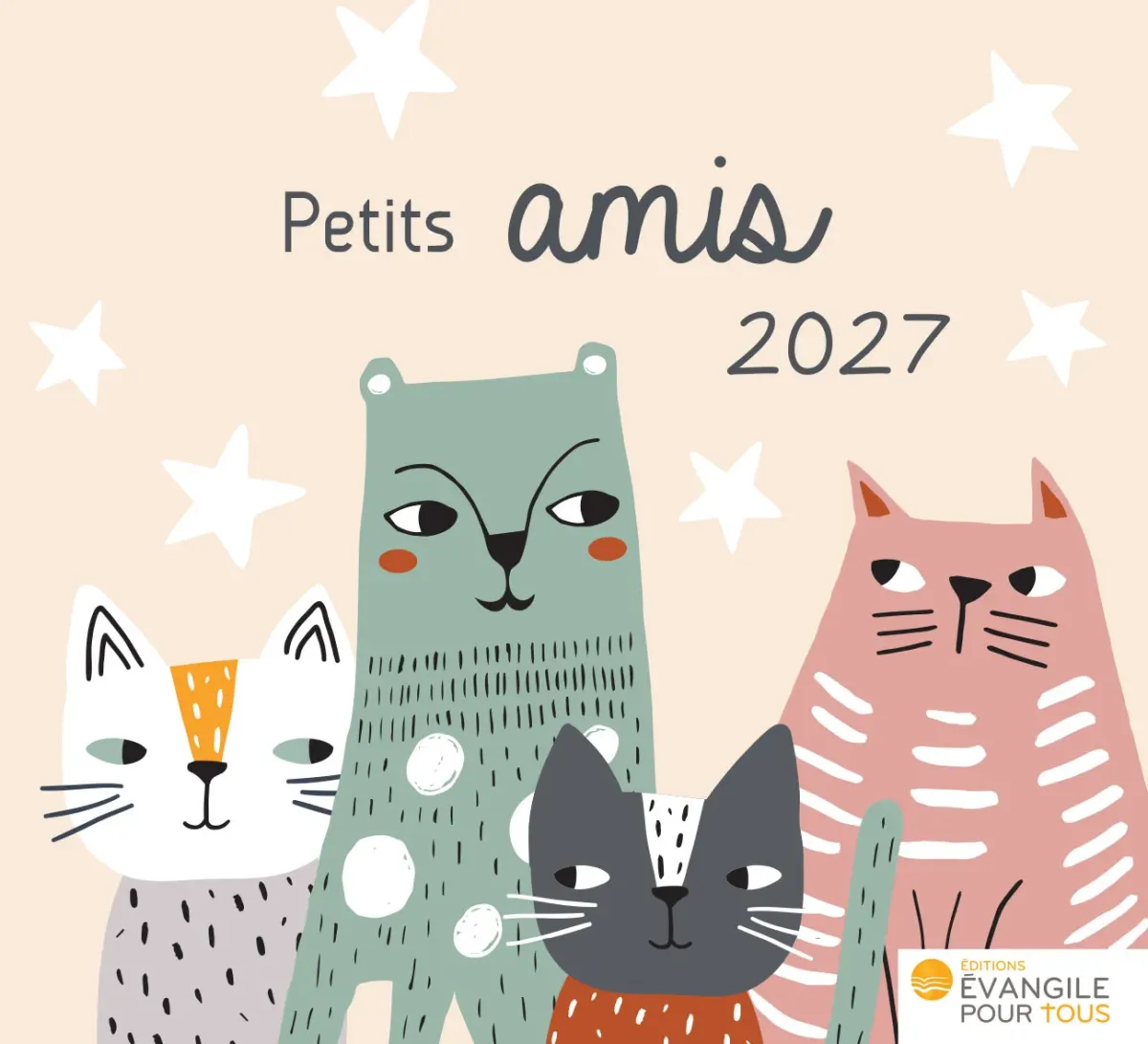 Calendrier Petits amis - mini de table