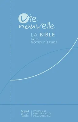 Bible Segond 21 Vie Nouvelle - toile bleue - tranche argent