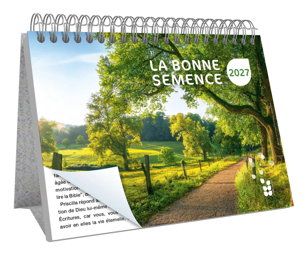 Calendrier Bonne Semence Français A4 - Gros caractères