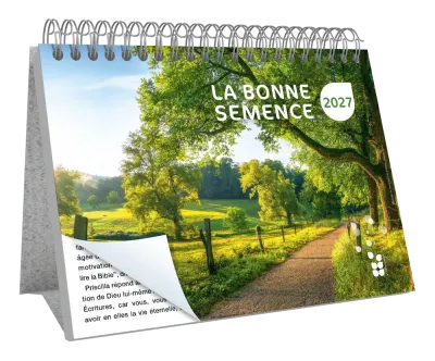 Calendrier Bonne Semence Français A4 - Gros caractères