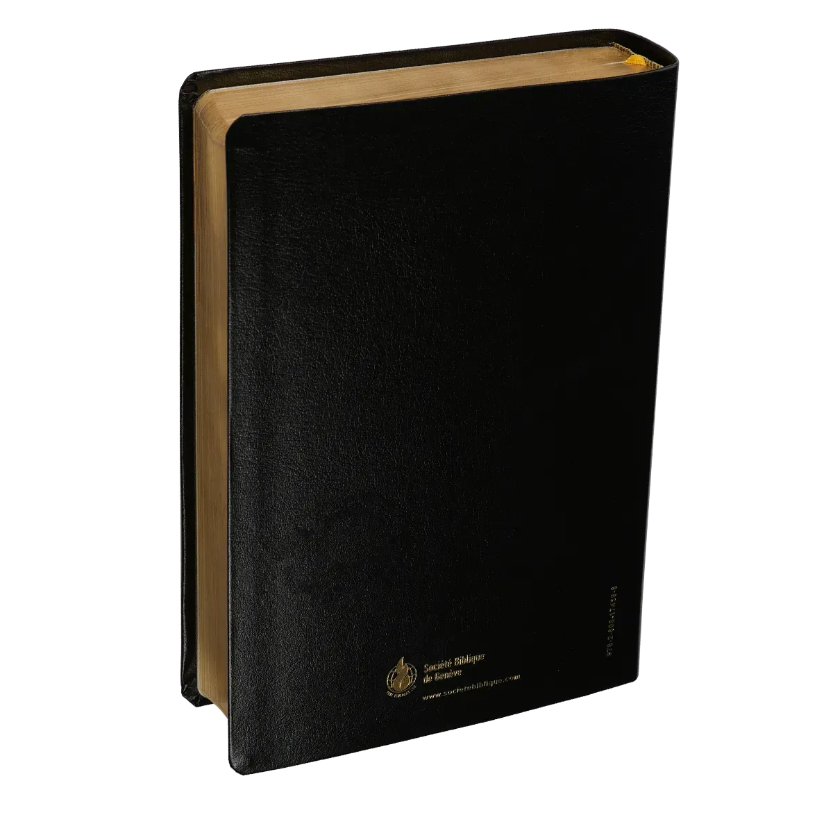 Bible NEG MacArthur souple fibrocuir noir tranche or