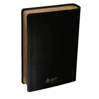 Bible NEG MacArthur souple fibrocuir noir tranche or