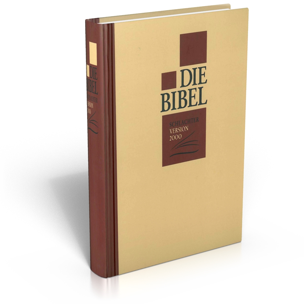 Allemand - Bible Schlachter 2000 - Classique - Beige reliée