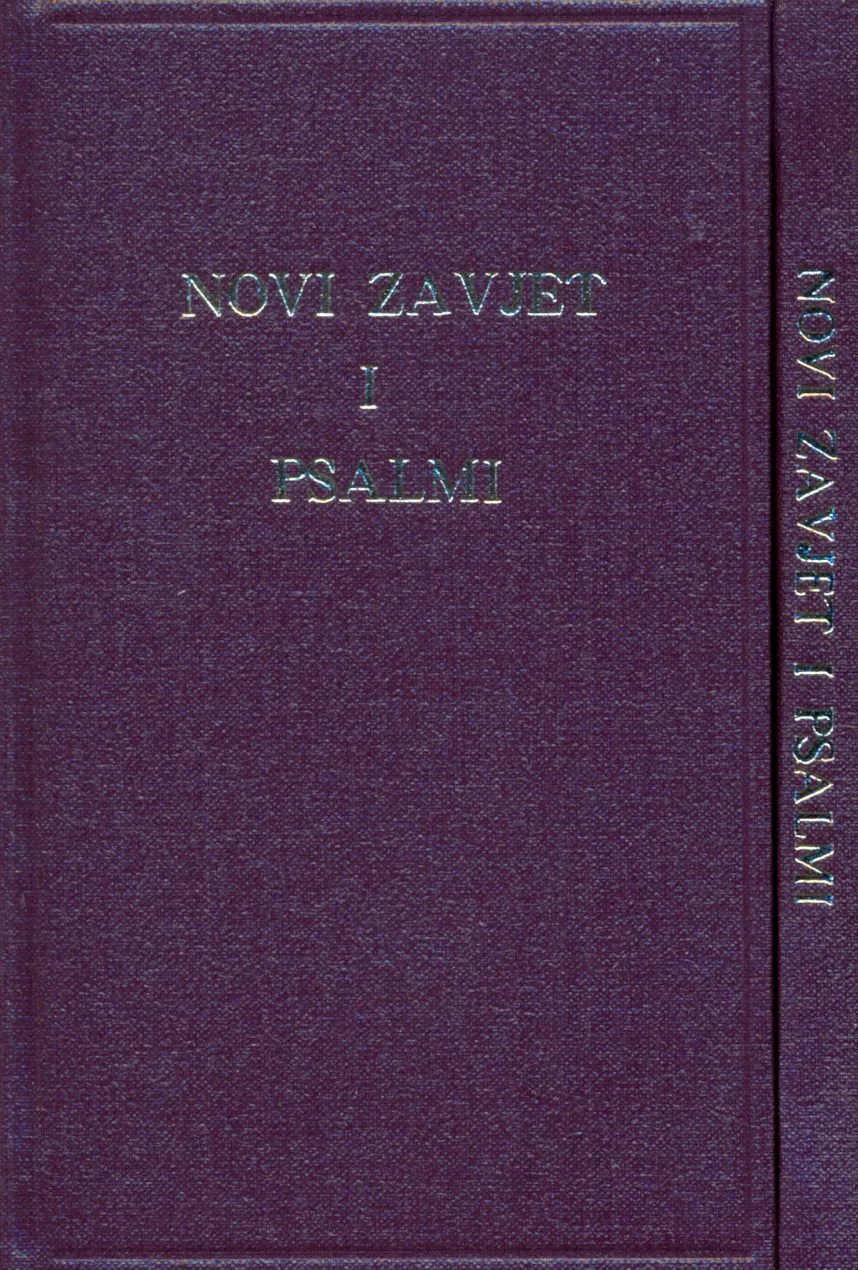 Croate - Nouveau Testament & Psaumes - K353