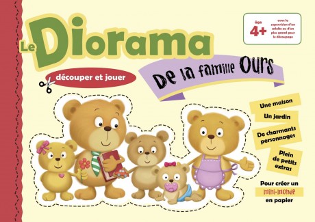 Diorama de la famille ours (Le) - Découper et jouer