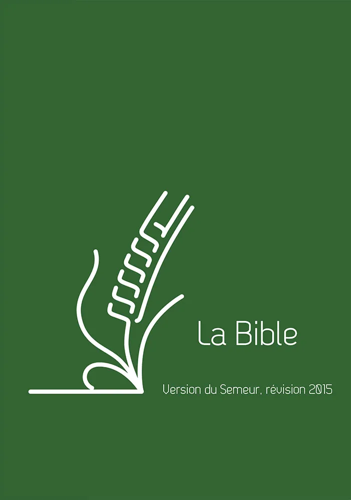 Bible du Semeur - 2015 - rigide vert renfort lin