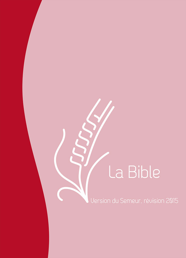 Bible du Semeur - 2015 - souple vivella duo rouge rose