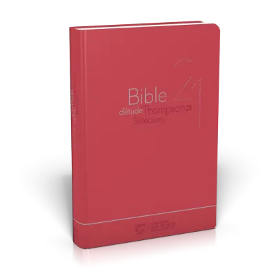 Bible d'étude Thompson 21 Sélection - couverture souple rouge