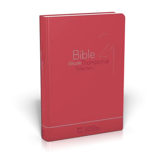Bible d'étude Thompson 21 Sélection - couverture souple rouge