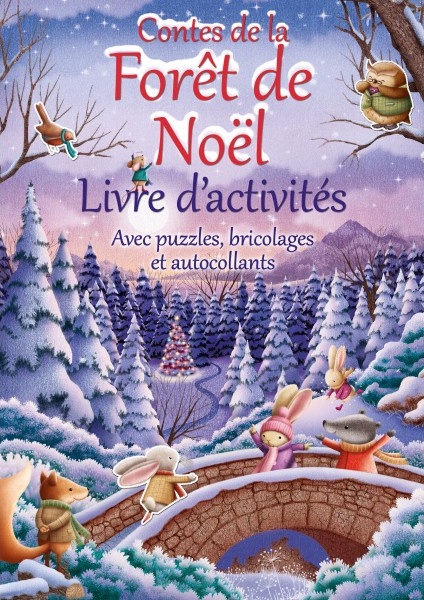 Contes de la Forêt de Noël - Livre d'activités avec puzzles et bricolages