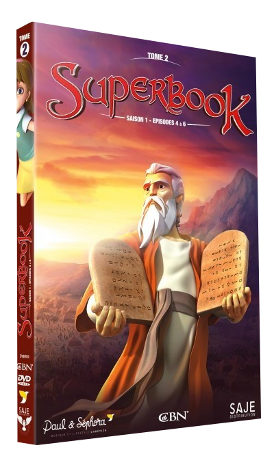 Superbook DVD Tome 2 (Saison 1, épisodes 4 à 6)