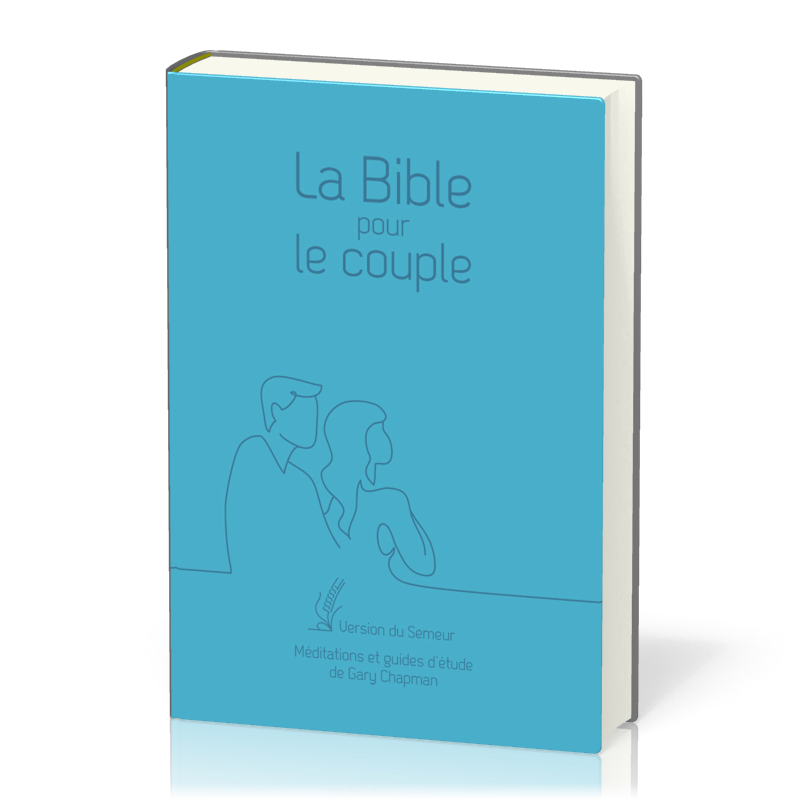 Bible du Semeur 2015 pour le couple, souple bleu
