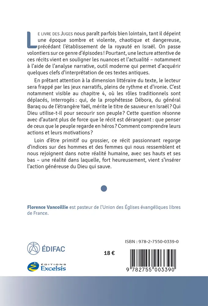 Des hommes et des femmes dans le livre des Juges - Qui est le sauveur d'Israël en Juges 4.1-24 ?