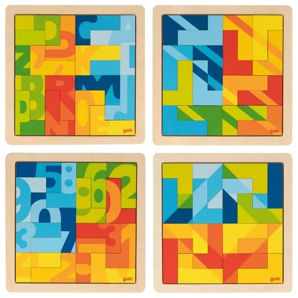 Puzzle - L - 16 pièces - 20x20 cm