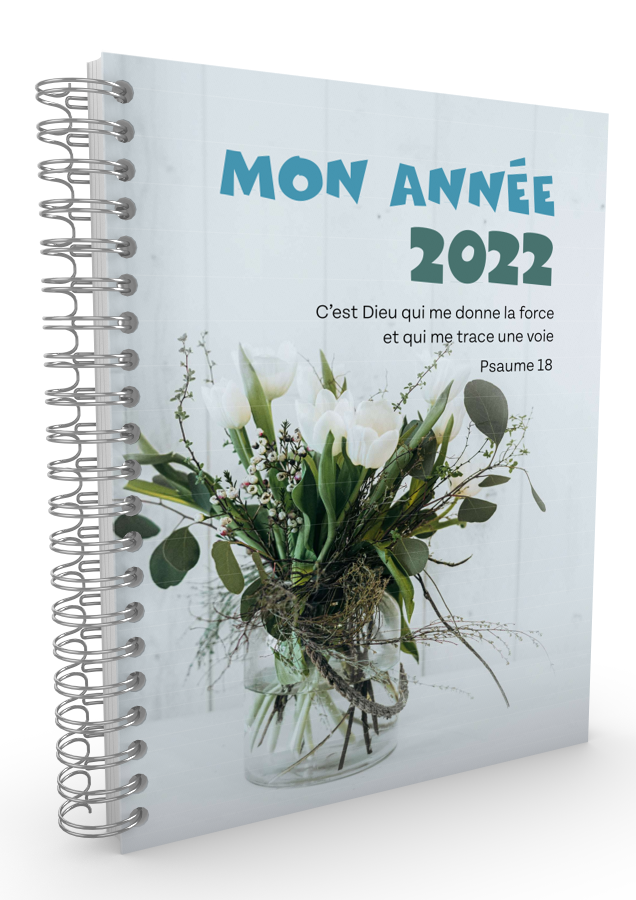 Agenda Mon année 2022 à anneaux - français